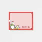 kerstpinguïns post-it® notes (Voorkant)