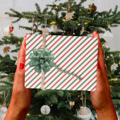 Kerstpinguïns Rood Groen Inpakpapier Vel