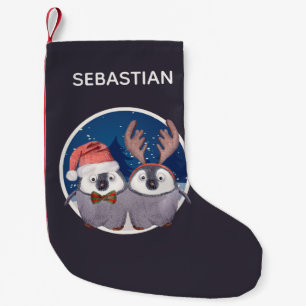 Kerstpinguïns - Speciaal kerstrenrenrendiertje Kleine Kerstsok