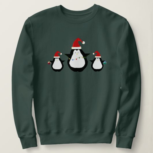 Kerstpinguïns T-shirt (Design voorkant)