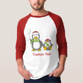 kerstpinguïns t-shirt (Voorkant)