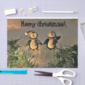 Kerstpinguïns Tissuepapier (Craft)