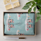kerstpinguïns — Weefpapier Tissuepapier (Geschenk)
