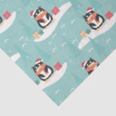 kerstpinguïns — Weefpapier Tissuepapier (Detail)