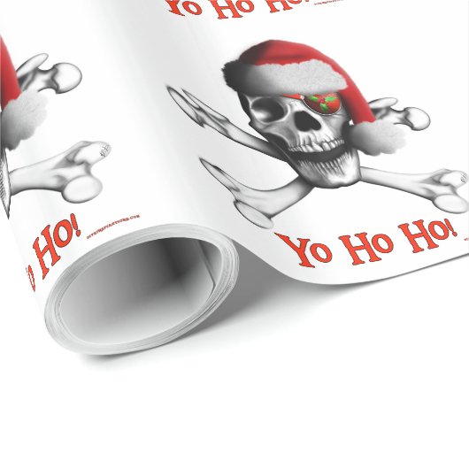 kerstpiraat cadeaupapier (Rol Hoek)