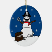 kerstpiraat Snowman Ornament (Rechts)