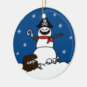 kerstpiraat Snowman Ornament (Links)