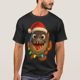 Kerstpiranha T-shirt