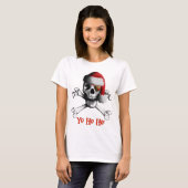Kerstpiratenvrouwen T-shirt (Voorkant volledig)