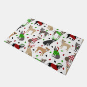 KerstPitbull Dogs Doormat Deurmat (Schuin)