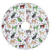 KerstPitbull-honden Kerstboom Rok (Voorkant)