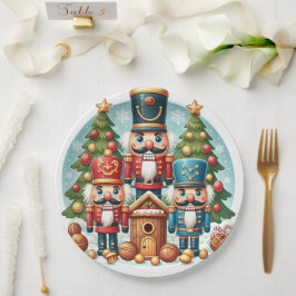 Kerstplaat Notenkrakers Papieren Bordje