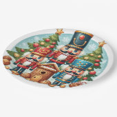 Kerstplaat Notenkrakers Papieren Bordje (Gekanteld)