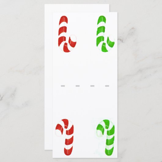 kerstplaatsetnaamkaarten (Voorkant / Achterkant)