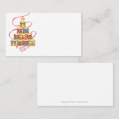 Kerstplaatskaarten Boom van Drums Plaatskaartje (Voorkant / Achterkant)