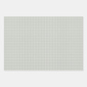 Kerstplaid buffelcheque | gingham pastel inpakpapier vel (Voorkant)