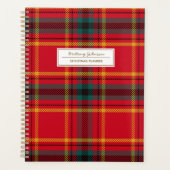 Kerstplanner met naam en onderwerp planner (Voorkant)