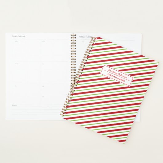 Kerstplanner met naam planner (Display)