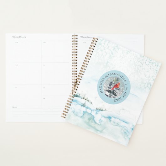 Kerstplanner Waterverf Winter Wonderland Planner (Display)