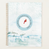 Kerstplanner Waterverf Winter Wonderland Planner (Voorkant)