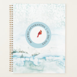 Kerstplanner Waterverf Winter Wonderland Planner
