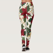 kerstplanten overvloed broek leggings (Achterkant)