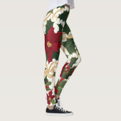 kerstplanten overvloed broek leggings (Rechts)