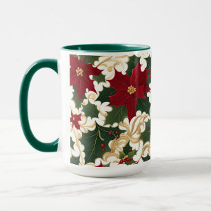 kerstplanten overvloedig koffiekopje mok