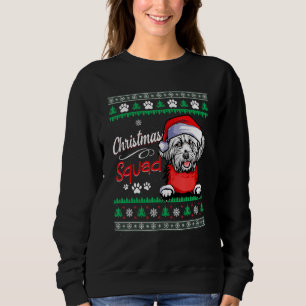 Kerstplein Dog Lhasa Apso Ugly Kerstmis Swea Trui