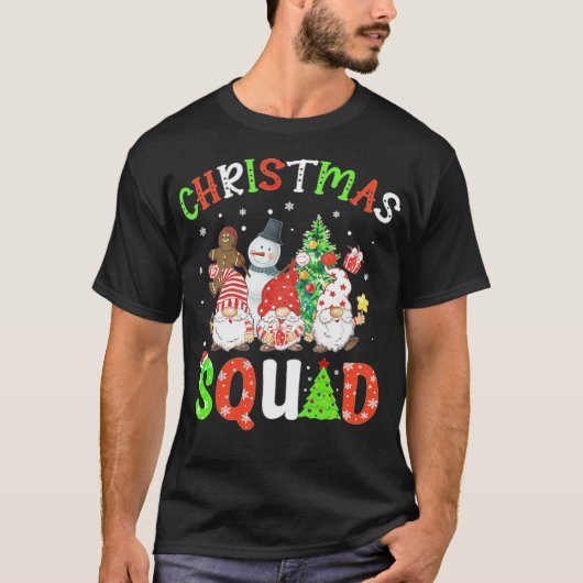 Kerstplein Elf Funny Xmas-boom Snowman africa T-shirt (Voorkant)