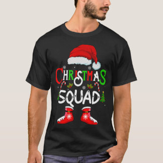 Kerstplein Funny Xmas Santa Family Pajamas cr T-shirt