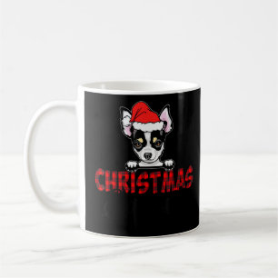 Kerstplein Pset Chihuahua Santa Hat Dog Chri Koffiemok