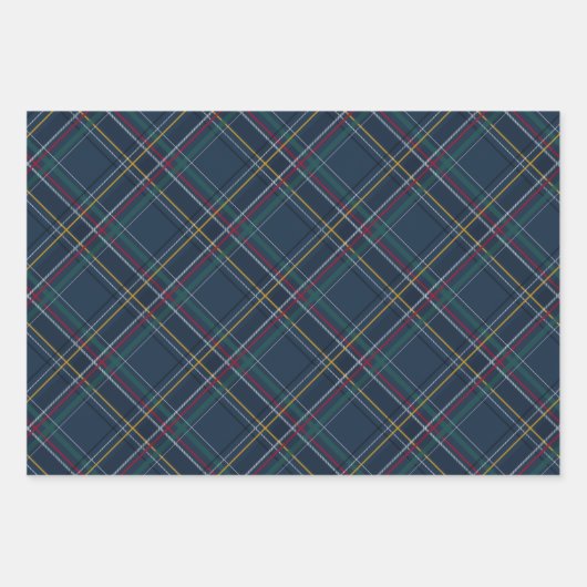 Kerstplein voor de coördinatie van de rode marineb inpakpapier vel (Voorkant)