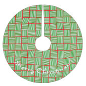 Kerstpleinen Groen in rood Kerstboom Rok (Voorkant)
