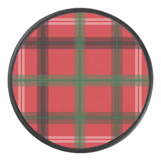 Kerstpleister Hockey Puck (Voorkant)