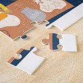 Kerstplek 10 Verschillen Beer Pinguïn Kinderen Legpuzzel (Zijkant)
