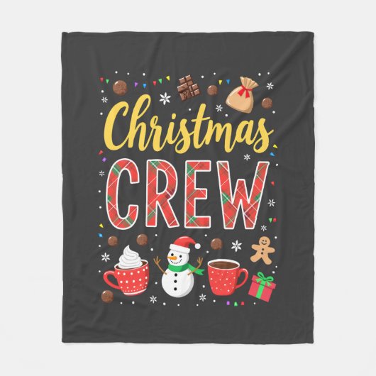 Kerstploeg (2) fleece deken (Voorkant)