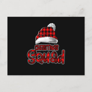 Kerstploeg Familie Groep Matching Grappig Kerstmis Uitnodiging Briefkaart