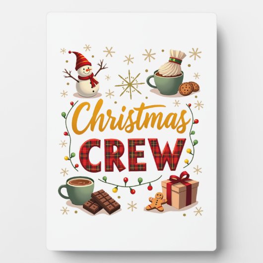 Kerstploeg Fotoplaat (voorkant)