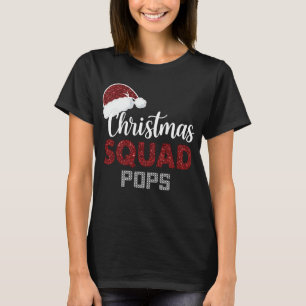 Kerstploeg Pops Bijpassende Kerst Grappige Paja T-shirt