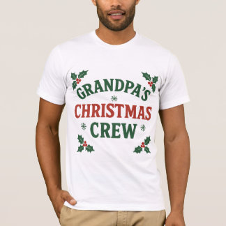 Kerstploeg van opa | Leuke kerstfamilie-trui T-shirt