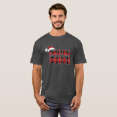 Kerstploeg Winter December Patroon Kerstmis T-shirt (Voorkant volledig)