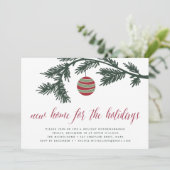 Kerstploegen | Uitnodiging voor de opwarming van d (Staand voorkant)