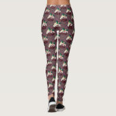 Kerstplum Pudding Leggings (Achterkant)