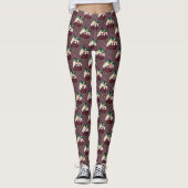 Kerstplum Pudding Leggings (Voorkant)