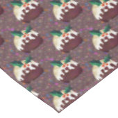 Kerstplum Pudding Tafelkleed (Gekanteld)