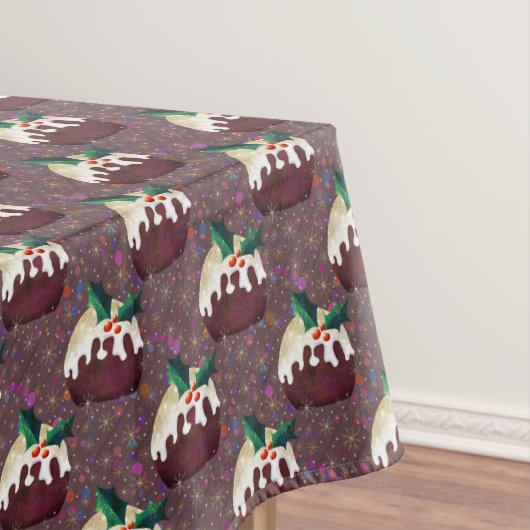 Kerstplum Pudding Tafelkleed (Voorbeeld)
