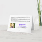 Kerstpoedels die zich gedragen voor de kerstman va kaart (Achterkant)