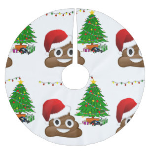 Kerstpoep emoji boom rok kerstboom rok