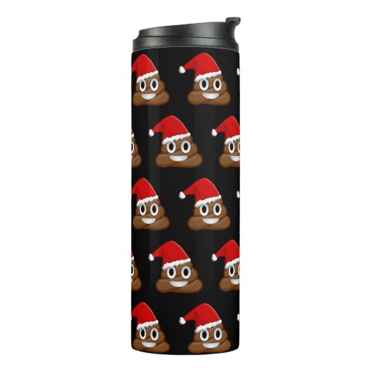 kerstpoep thermosbeker (Gedraaid links)